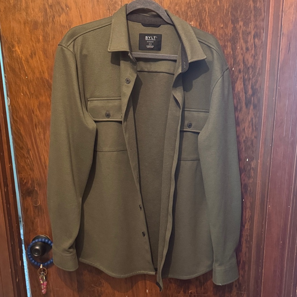 BYLT Overshirt Olive Size Large